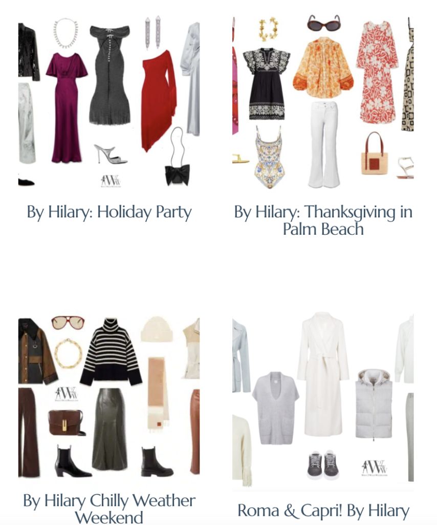 Hilary Dick what to wear for every occasion 
